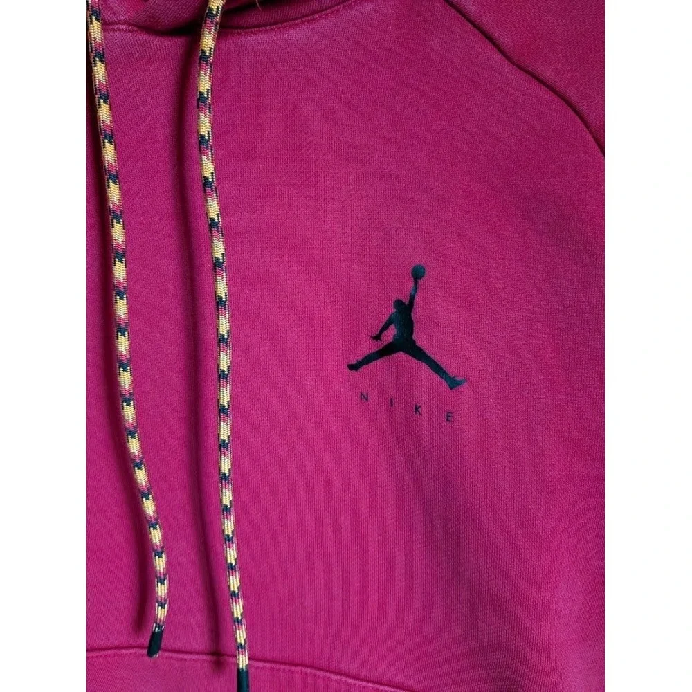 Jordan Hoodie Mens S Red Altitude Pullover Sweatshirt Nike Jumpman Graphic Logo